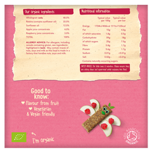 Load image into Gallery viewer, Raspberry &amp; Apple Soft Oaty Bars (6 pack) - Short Shelf Life
